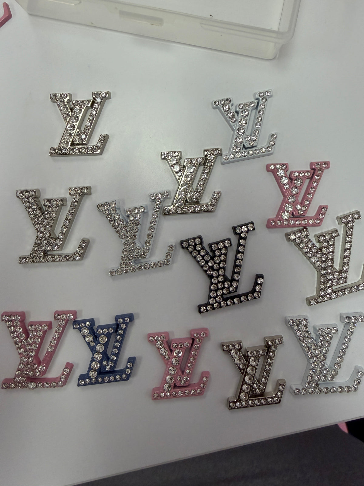 LV inspired Studded Charms