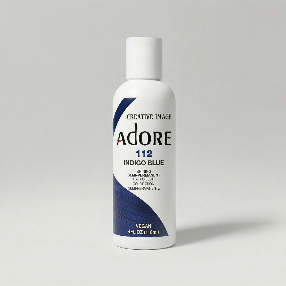 Adore Semi-Permanent Hair Color 112 Indigo Blue 4 oz