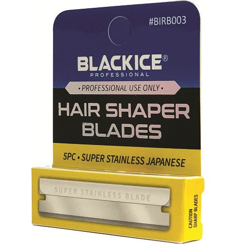 Black Ice Hair Shaper Razor Blades 60pc