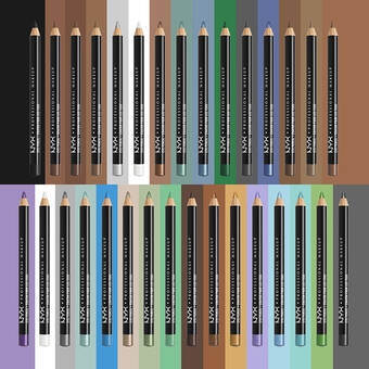NYX Professional Makeup Slim Eye Pencil shade range