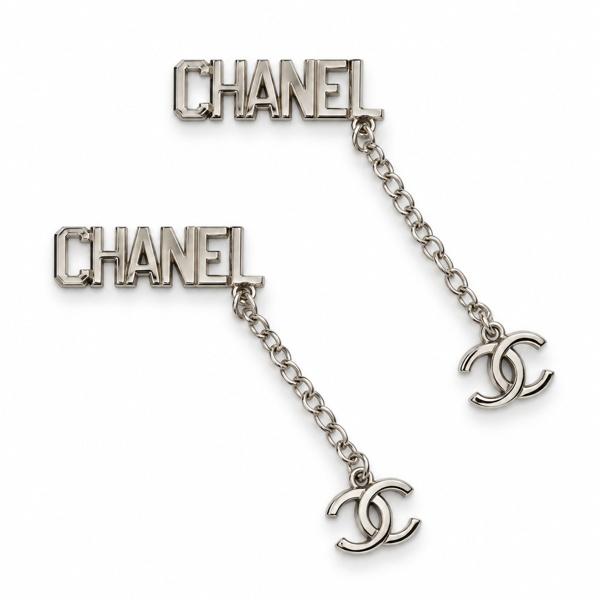 CC inspired Name Charm on white background