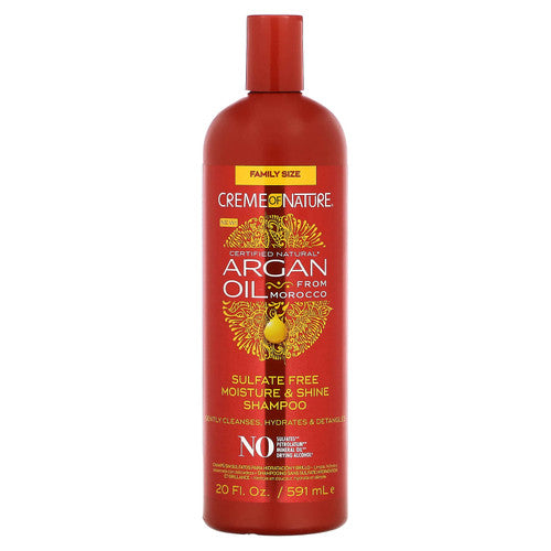 Creme of Nature Argan Oil Sulfate-Free Moisture and Shine Shampoo 20 Oz Shampoo