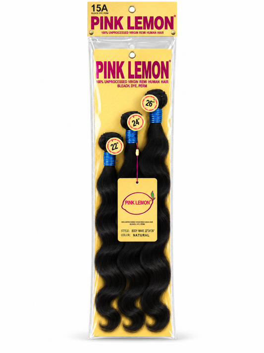 Virgin Human Hair Weave 3 Bundles Body Wave (Natural 22” 24” 26”