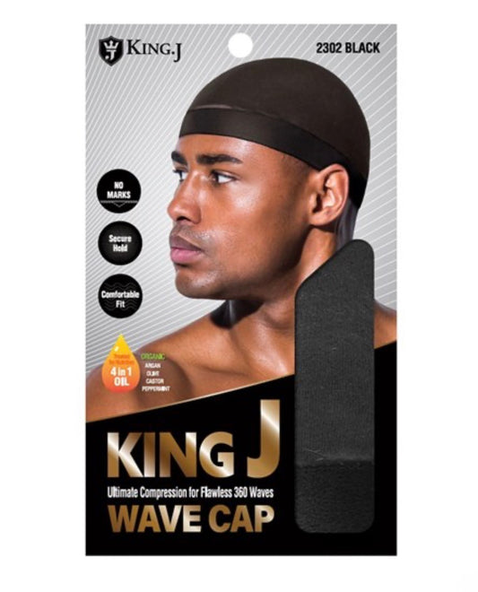Wave Cap by King J (Black)