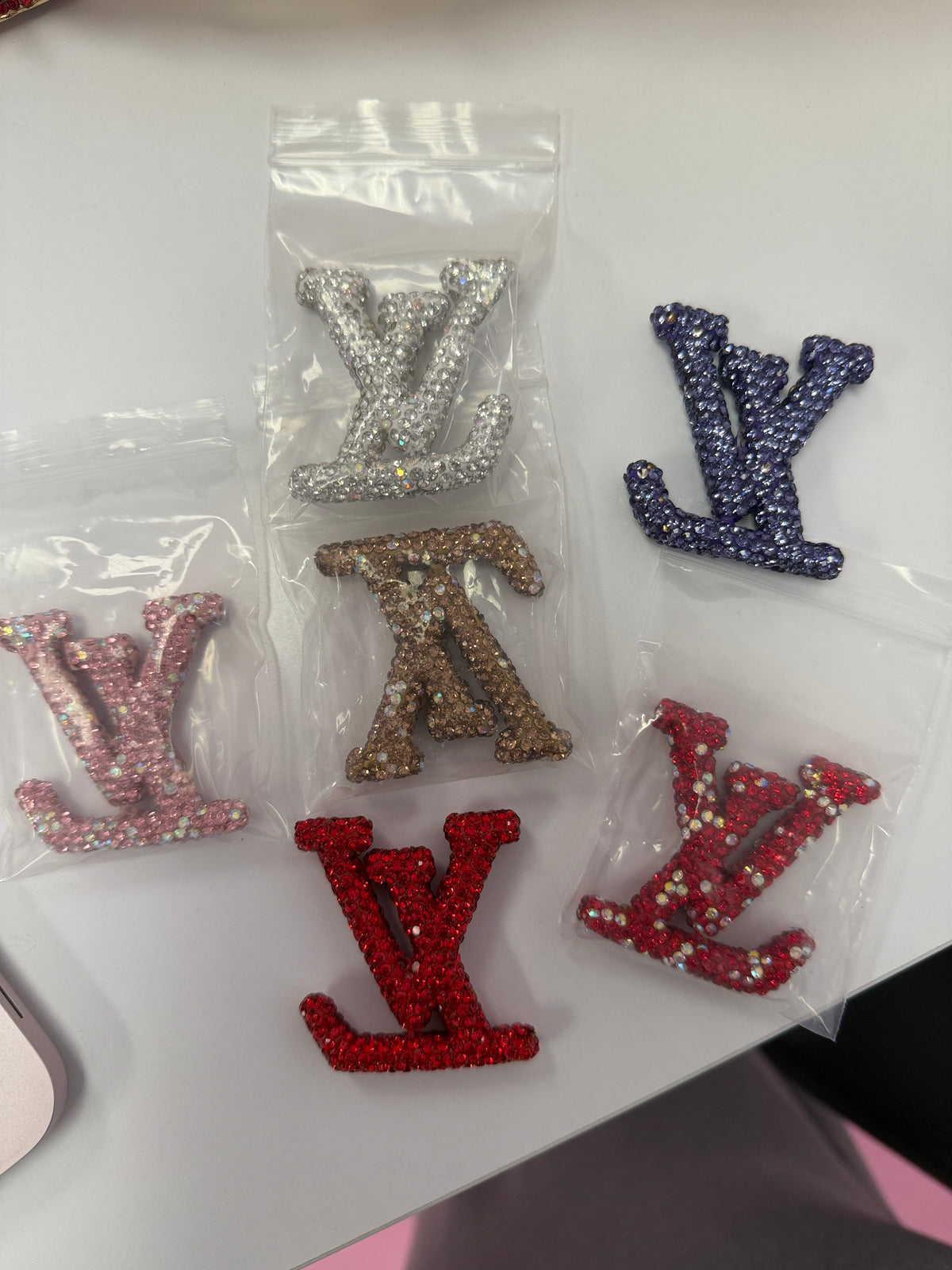 Lv Inspired Monogram Charm