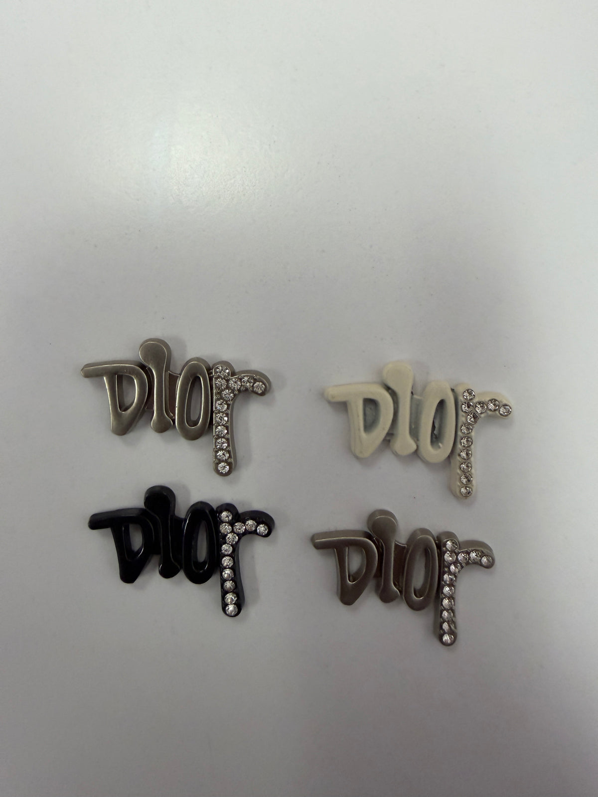 Dior Inspired Script Charm