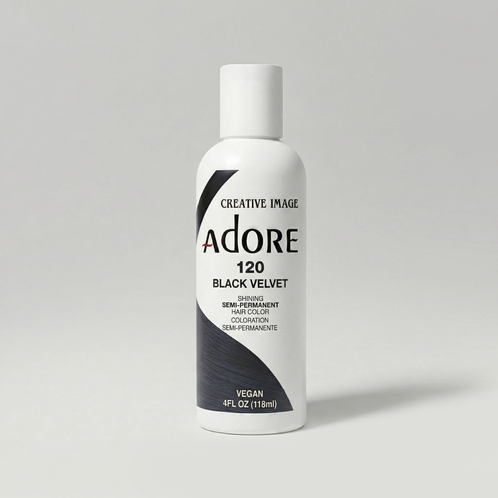Adore Semi-Permanent Hair Color 120 Black Velvet 4 oz