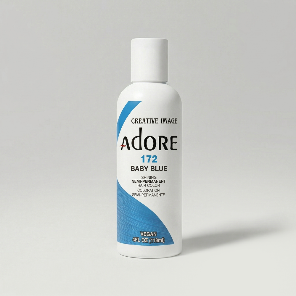 Adore Semi-Permanent Hair Color 172 Baby Blue 4 oz