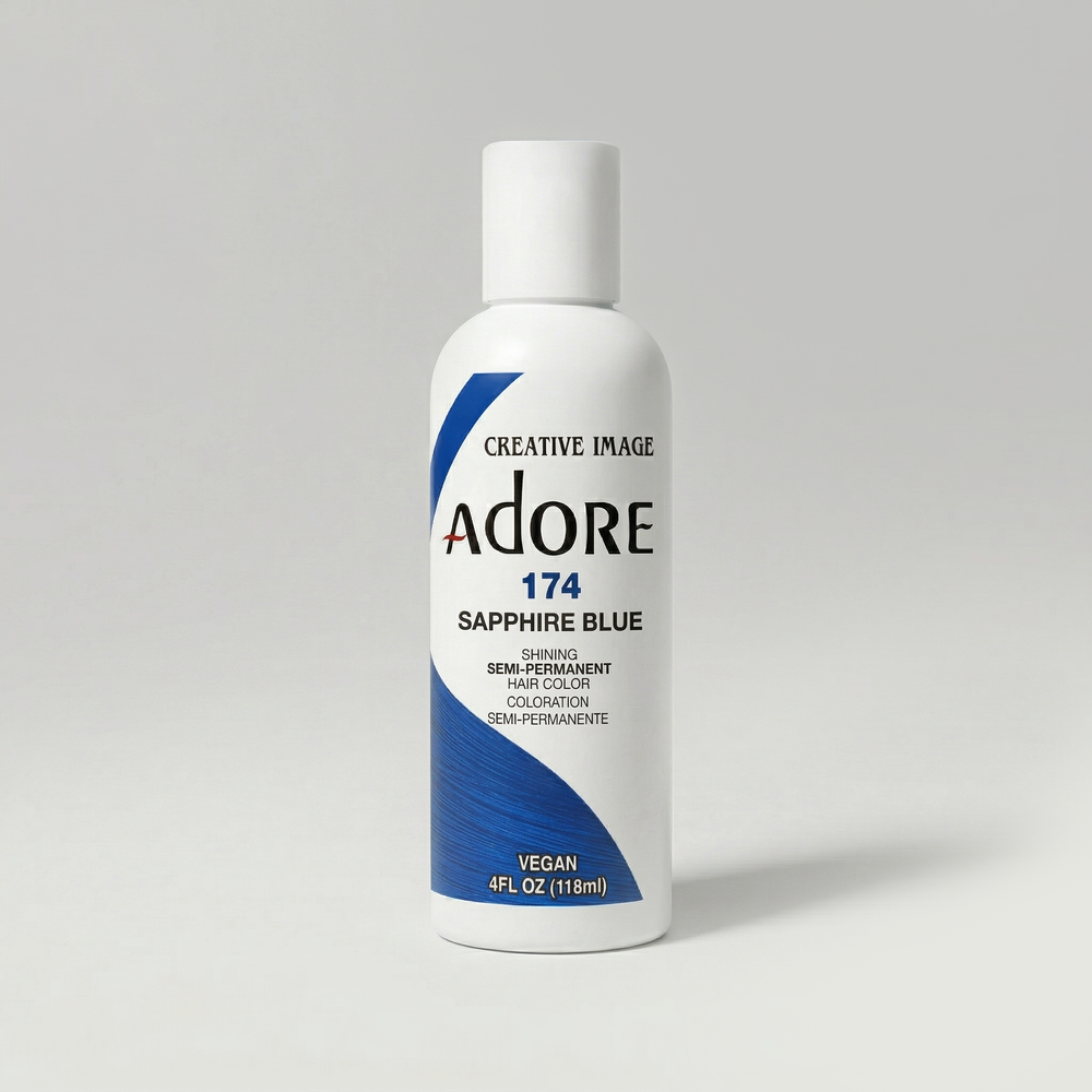Adore Semi-Permanent Hair Color 174 Sapphire Blue 4 oz