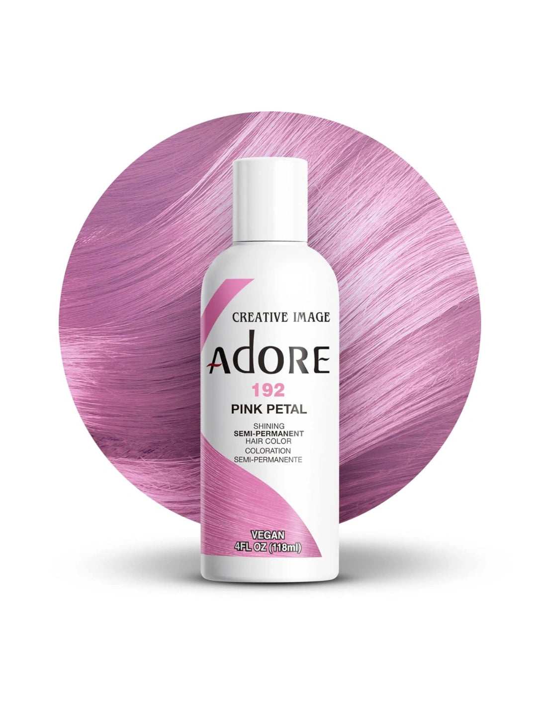 Adore Semi-Permanent Hair Color 192 Pink Petal 4 oz