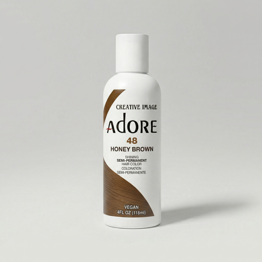 Adore Semi-Permanent Hair Color 48 Honey Brown 4 oz