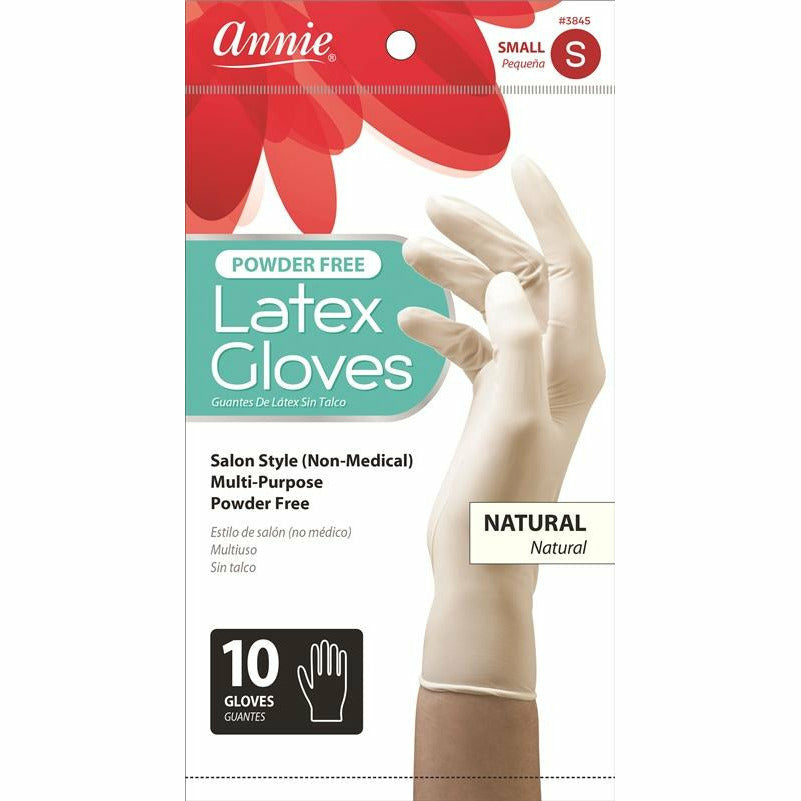 Annie Salon Style Latex Gloves Powder Free Medium
