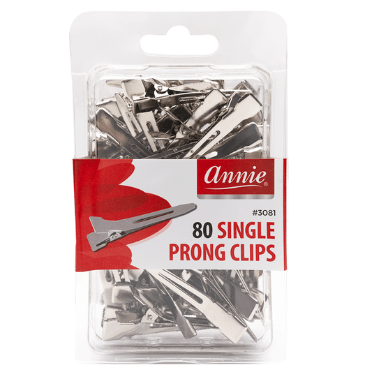 Annie Single Prong Clips 80ct
