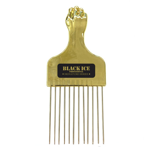 Metal fan pick comb