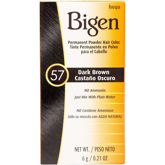 Bigen Permanent Powder Hair Color 57 Dark Brown