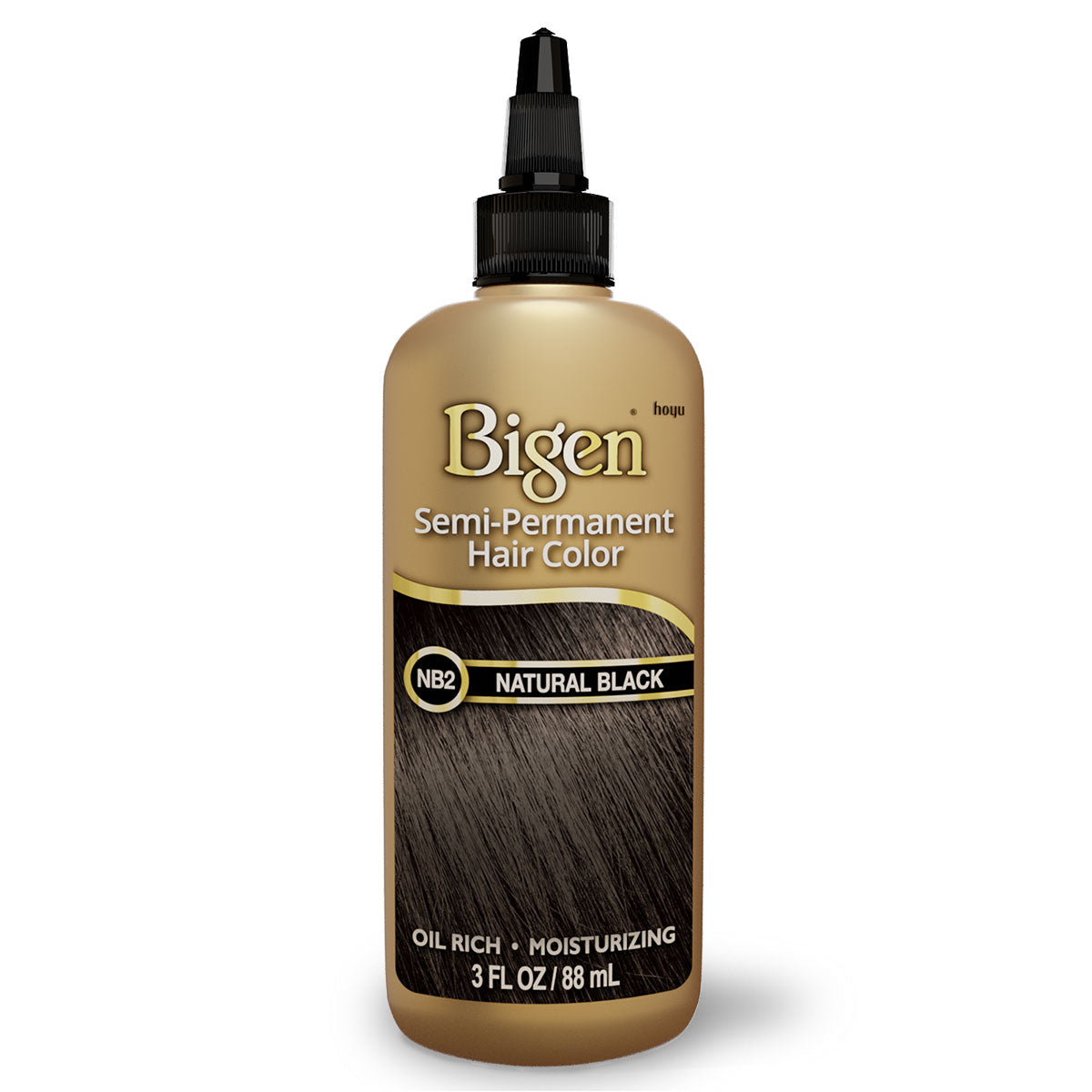 Bigen Semi-Permanent Hair Color NB2 Natural Black