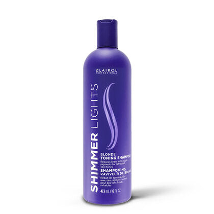 Clairol Professional Shimmer Lights Blonde Toning Shampoo 16 oz