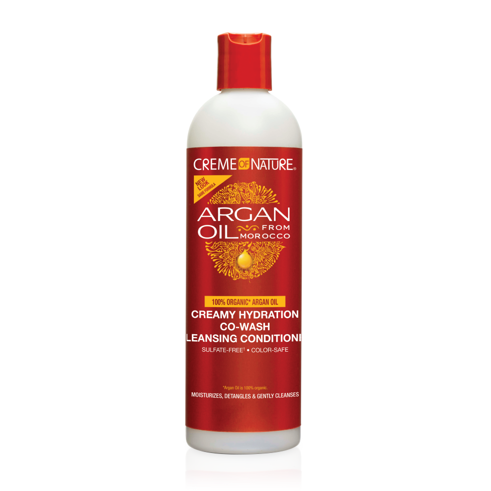 Creme of Nature Argan Oil Creamy Hydration Co-Wash Cleansing Conditioner 12 oz
