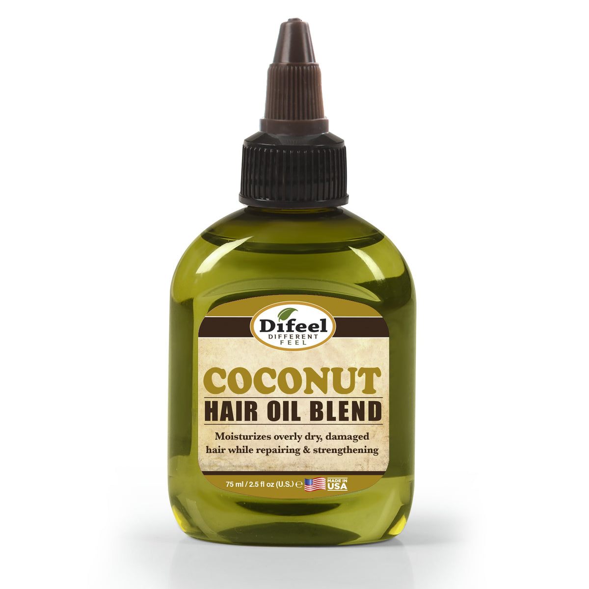 Difeel Coconut Premium Hair Oil 2.5 oz