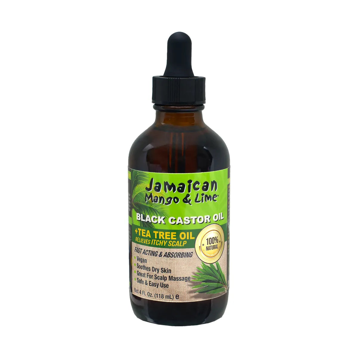 Jamaican Mango & Lime Black Castor Oil Tea Tree 4 oz
