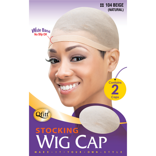 Qfitt Stocking Wig Cap Natural #104