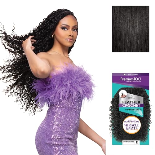 Feather crochet bohemian curl 18 inch