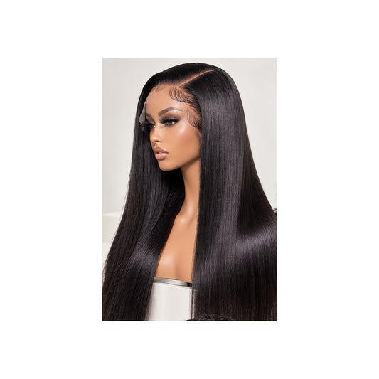 Styled Straight hair example