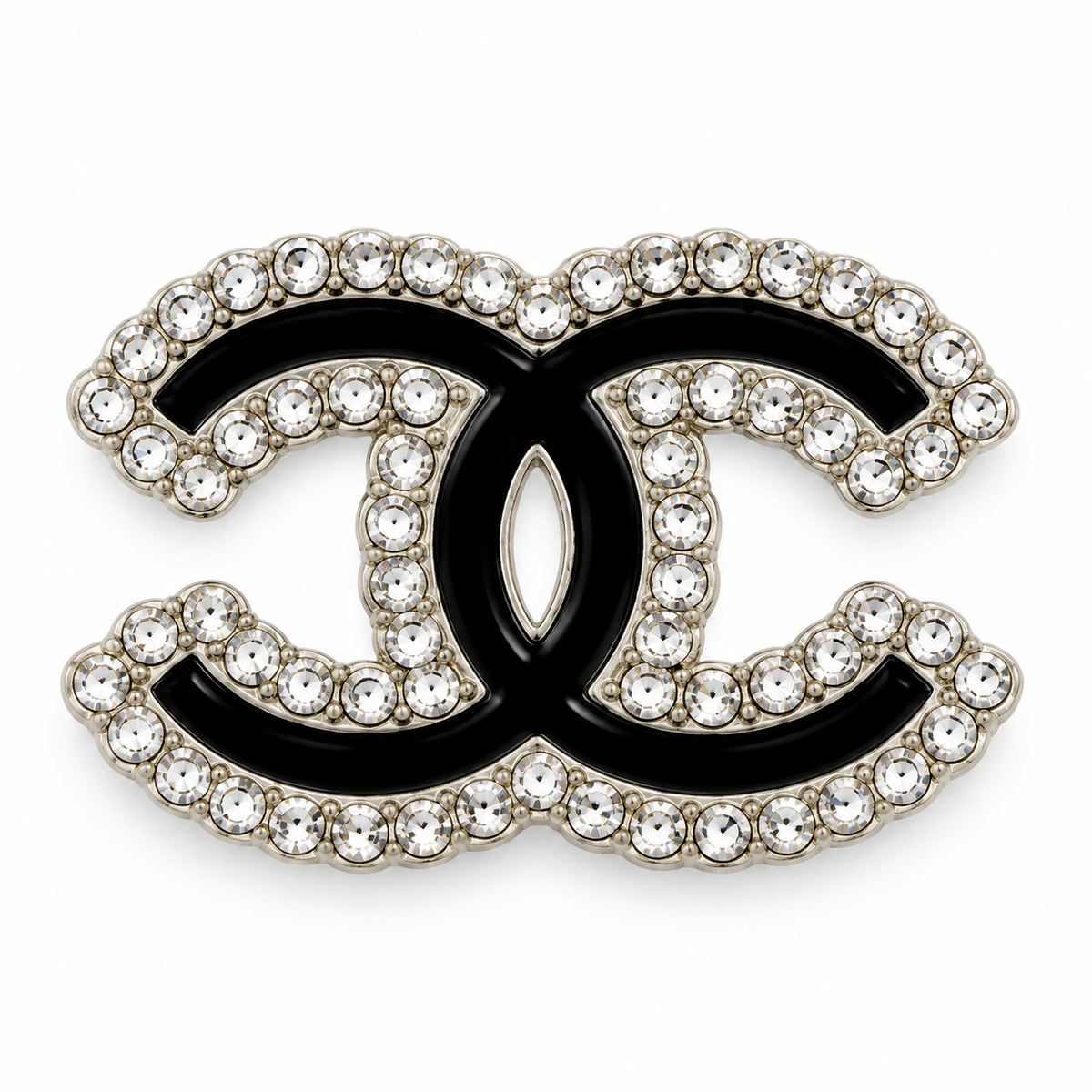 Cc Inspired Logo Rhinestone Charm studio image