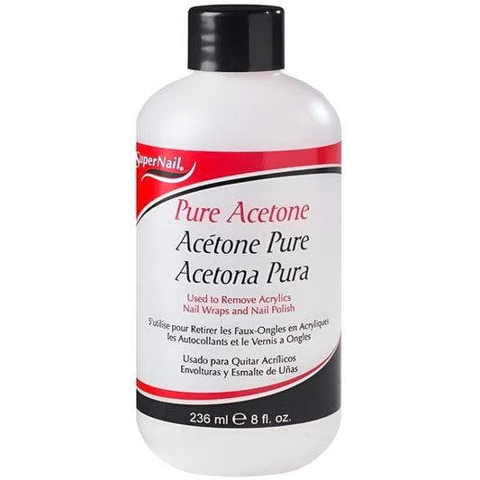 SuperNail Pure Acetone 8 oz