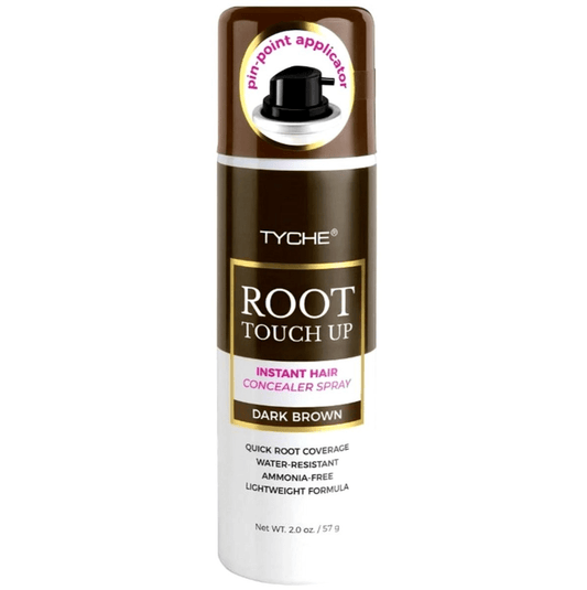 Tyche Root Touch Up Instant Hair Concealer Spray Dark Brown 2 oz