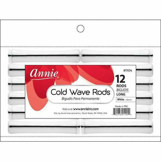Annie Cold Wave Rods White 7/16 inch #1104