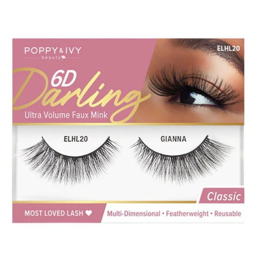 Poppy and Ivy 6D Darling Lashes ELHL20 Gianna